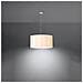 Lampadario Otto 50 Bianco Sl. 0743 - Minimalista Lampadario Bianco 115x50x50 Cm - Foto miniatura 3