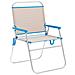 Sedia Pieghevole Azzurro Beige 52 X 80 X 56 Cm - Foto miniatura 1