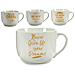 Tazza Dream Porcellana Dorato Bianco 500 Ml 24 Unità - Foto miniatura 2