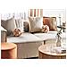 Set Di 2 Cuscini Malni Bouclé 19 X 19 Cm Beige Sabbia Tinta Unita - Foto miniatura 1