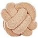 Set Di 2 Cuscini Malni Bouclé 19 X 19 Cm Beige Sabbia Tinta Unita - Foto miniatura 2