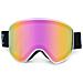 Maschera Apex Occhiali Da Sci Snowboard Magnet Rosa A Specchio /bianco - Foto miniatura 2
