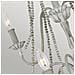 Lampadario Classico Maryville Acciaio Grigio Slavato Legno 9 Luci E14 - Foto miniatura 4