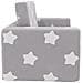 Divano Letto Bambini A 2 Posti Grigio Chiaro Con Stelle Peluche - Foto miniatura 3