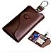 Portachiavi Per Auto In Pelle Multifunzione Brown - Foto miniatura 1