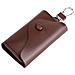 Portachiavi Per Auto In Pelle Multifunzione Brown - Foto miniatura 4