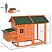 Pollaio in Legno Prefabbricato con Nido per la Cova e Casetta con Vassoio Estraibile - Foto miniatura 4