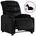 Poltrona Reclinabile Elettrica Nera In Similpelle - Foto miniatura 2