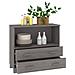 Lusso Casadino -  Credenza Hamar Grigio Chiaro 85x35x80 Cm Legno Massello Di Pino - Foto miniatura 3