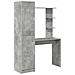 Scrivania con Storage Grigio Cemento Legno Ingegnerizzato - Foto miniatura 1