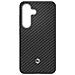 Enzo Aramid custodia per cellulare 17 cm (6.7") Cover Nero, Argento - Foto miniatura 1