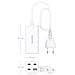 ASCH-100W4P053-W Caricabatterie per dispositivi mobili Universale Bianco AC Ricarica rapida Interno - Foto miniatura 5
