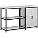 Set di Stoccaggio per Cucina 2 pcs Argento 150 x 50 x 92 cm - Foto miniatura 1