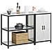 Set di Stoccaggio per Cucina 2 pcs Argento 150 x 50 x 92 cm - Foto miniatura 3