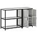 Set di Stoccaggio per Cucina 2 pcs Argento 150 x 50 x 92 cm - Foto miniatura 7