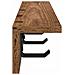 Appendiabiti a muro Legno vecchio 60 x 10.5 x 10.5 cm - Foto miniatura 5