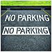 Stencil Riutilizzabile In Silicone ""divieto Di Sosta"" Per La Segnaletica Di Parcheggi - Foto miniatura 2