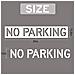 Stencil Riutilizzabile In Silicone ""divieto Di Sosta"" Per La Segnaletica Di Parcheggi - Foto miniatura 5