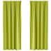 Tende con tende 2 pcs Mela verde 245x140cm Poliestere - Foto miniatura 1