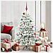 Albero di Natale Artificiale con Rami Pieghevoli Bianco 150 cm - Foto miniatura 2