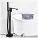 Rubinetto per vasca da bagno indipendente, Blackswan, tipo M81, modello nero opaco, misura 100 cm - Foto miniatura 4