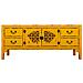 Credenza In Legno Gialla 120x40x50 - Foto miniatura 2