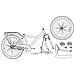 Bicicletta per Bambini 24 Pollici per 8-12 anni Nero - Foto miniatura 8
