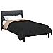 Piumone Completo Annuale Nero e Talpa 220 x 155 cm Microfibra - Foto miniatura 3