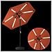 Parasol da Giardino con Luci LED 230 x 230 cm Poliestere - Foto miniatura 3