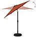 Parasol da Giardino con Luci LED 230 x 230 cm Poliestere - Foto miniatura 7