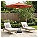 Parasol da Giardino con Luci LED 230 x 230 cm Poliestere - Foto miniatura 5
