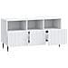 Mobile TV Bianco 102 x 34,5 x 50 cm Legno ingegnerizzato - Foto miniatura 5