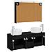 Set di mobili per il bagno 4 pcs Rovere Nero - Foto miniatura 8