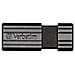 Chiavetta Usb 64 Gb Store'n'Go PinStripe USB 2.0 Connettore Retrattile Colore Nero - Foto miniatura 1