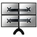 Supporto da Scrivania FPMA-D700DD4 per 4 Monitor LCD /LED /TFT - Foto miniatura 1