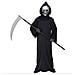 Costume Morte Teschio 128 Cm - Foto miniatura 1