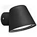 Gina 71367-applique, 35 W, In Alluminio Iniettato, Vetro Trasparente, Colore: Nero - Foto miniatura 4