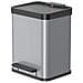 Pattumiera A Pedale Oko Duo Plus M 2 X 9 L Argento 0622-220 - Foto miniatura 1