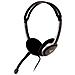 HA212 Cuffia Stereo Padiglione Auricolare Cablato con Microfono Integrato Colore Nero / Argento - Foto miniatura 3