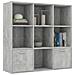 Libreria Grigio Cemento 98x30x98 cm in Legno Multistrato - Foto miniatura 3