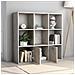 Libreria Grigio Cemento 98x30x98 cm in Legno Multistrato - Foto miniatura 4