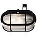 17051003 - Plafoniera Da Parete, 60 W, Ip44, E27, Colore: Nero - Foto miniatura 1