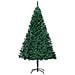 Albero di Natale Artificiale con Rami Spessi Verde 180 cm PVC - Foto miniatura 3