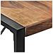 Tavolo Da Pranzo 140x140x75 Cm Legno Massello Finitura Sheesham - Foto miniatura 4