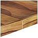 Tavolo Da Pranzo 140x140x75 Cm Legno Massello Finitura Sheesham - Foto miniatura 5