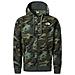 Felpa Da Uomo Con Cappuccio E Zip Open Gate Camo Taglia Xs Codice Cg46-287 - Foto miniatura 1