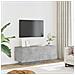 Mobile per TV Grigio Cemento 100x35x40 cm Legno Multistrato - Foto miniatura 5