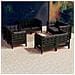 Set Divani Da Giardino 8 Pz Con Cuscini Antracite Legno Di Pino - Foto miniatura 1