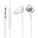 Auricolari In-ear Originali Jack 3,5mm Con Tasti E Microfono Bianco - Foto miniatura 1