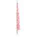 Albero Natale Artificiale Sottile A Metà E Supporto Rosa 210 Cm - Foto miniatura 4